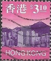 HONG KONG 1997 Hong Kong Skyline - $3.10 - Purple And Mauve FU - Used Stamps