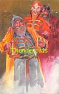 CPA ILLUSTRATEUR APSIT RUSSE ARTIST SIGNED ART NOUVEAU CARD RUSSIA RUSSIAN ART FOLK KRAMPUS DEVIL DIABLE - Bilibine