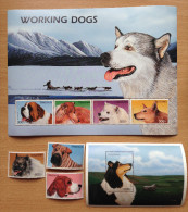 Tanzania 1996 Working Dogs Chiens Hunde Berger Allemand Schäferhund 3 Stamps + 1 Sheet + 1 Souvenir Sheet MNH** - Tansania (1964-...)