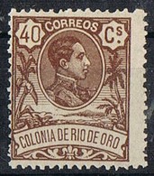 Sello 40 Cts 1909. Colonia Española RIO De ORO, Num 49 ** - Rio De Oro