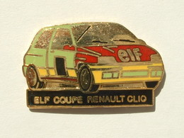 PIN'S ELF COUPE RENAULT CLIO - Renault