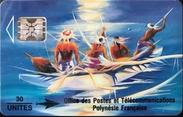 POLYNESIE FRANCAISE  -  PhoneCard  -  Soleil Levant  -  30 Unités  -  PF12Aa - Polynésie Française