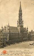 027 696 - CPA - Belgique - Brussels - Bruxelles - Hôtel De Ville - Marktpleinen, Pleinen