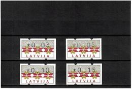 Latvia  2003 . Automatic Stamps  4v: 0.03,0.05,0.10,0.15 - Latvia