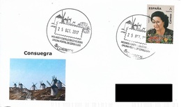 SPAIN. POSTMARK WINDMILL. CONSUEGRA. 2020 - Sonstige & Ohne Zuordnung