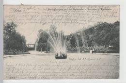 (77922) AK Metz, Springbrunnen Auf Der Esplanade, 1905 - Lothringen