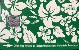 POLYNESIE FRANCAISE  -  PhoneCard  - Paréo Vert  -  60 Unités  -  PF 18 - Polynésie Française