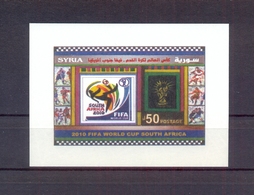 Syria 2010 - FIFA - Football World Cup South Africa 2010 - Minisheet MNH** Excellent Quality - Syrien