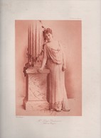 Grande Gravure Bistre /"L'Art Du Théâtre"/Sibyl SANDERSONS/ Rôle De Phryné/ Vers1900      GRAV313 - Estampes & Gravures