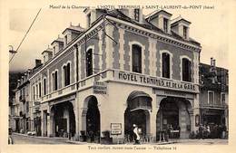 Saint Laurent En Vercors      38      Hôtel Terminus  De La Gare       (voir Scan) - Andere & Zonder Classificatie