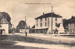 Saint Clair De La Tour         38         La Place. Café ? Restaurant ?     (voir Scan) - Other & Unclassified