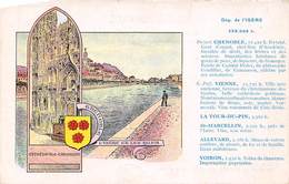 Non Classé        38        Publicité Des Pastilles  Valda . Carte De L'Isère     (voir Scan) - Otros & Sin Clasificación