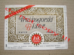 Yugoslavia, Serbia / Fruškogorski Biser - NAVIP ZEMUN / Old Label ( 1969 ) - Altri & Non Classificati