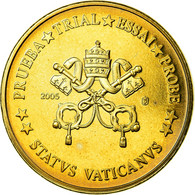 Vatican, 10 Euro Cent, Unofficial Private Coin, SPL, Copper-Nickel-Aluminum - Privéproeven
