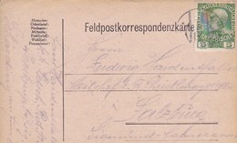 Feldpostkorrespondenzkarte K.k. Ldsch-Rgt. 123 - Schärding Nach Salzburg - 1916 (50210) - Briefe U. Dokumente