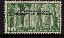 SWITZERLAND ILO 1944 10f Green SG LB79 U ZZ173 - OIT