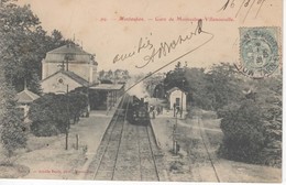 466 82  MONTAUBAN  GARE DE MONTAUBAN VILLENOUVELLE   ( Train,  Locomotive, Voies ) 82 Tarn Et Garonne - Montauban