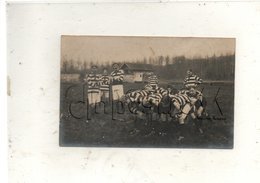 Clermont (60) : GP D'une Mêlée De L'équipe De Rugby Au Stade Clermontois En 1913 (animé) PF CP PHOTO RARE. - Clermont