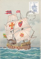 Carte Maximum  Ship Bateau Pologne Voilier - Cartes Maximum