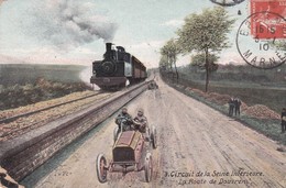 AUTO 1900 (Course Entre Locomotive Et Voiture De Course)  Circuits De La Seine Inférieure   La Route De DOUVREND - Autres & Non Classés