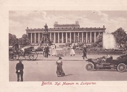 AUTO 1900  (devant) Kgl. Museum M. Lustgarten BERLIN - Passenger Cars