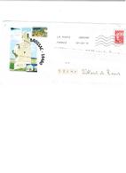 Delcampe - Enveloppe Entier Postale FRANCE - BROSSAC [Charente] Vues Du Village - Monuments