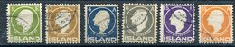 ICELAND 1911 Sigurdsson Centenary Set Used.  Michel 63-68 - Used Stamps