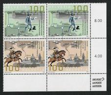 SUIZA / SWITZERLAND/ SCHWEIZ -EUROPA 2020 - "ANTIGUAS RUTAS POSTALES - ANCIENT POSTAL ROUTES" -- 2 SERIES En BLOC- N - 2020