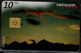 SCHWITZ 1998 PHONECARD THE MOUNTAINS USED VF!! - Swaziland