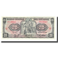 Billet, Équateur, 20 Sucres, 1988, 1988-11-22, KM:121Aa, NEUF - Equateur
