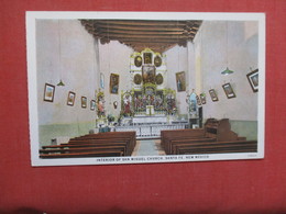 New Mexico > Santa Fe    Interior San Miguel Church      Ref 4083 - Santa Fe