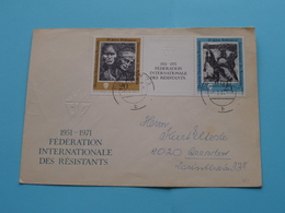 1951 - 1971 Fédération Internationales Des Résistants > 20 Jahre > Anno 1971 > Dresden ( See/zie/voir Photo ) ! - Briefomslagen - Gebruikt