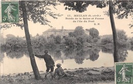 78-MEULAN- BORDS DE LA SEINE ET FERME DE L'ILE DU PORT - Meulan