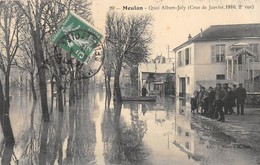 78-MEULAN- QAUI ALBERT-JOLY, CRUE DE JANVIER 1910 - Meulan