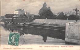 78-CARRIERES-SOUS-POISSY- SORTIE DE L'ECLUSE - Carrieres Sous Poissy