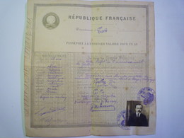 2020 - 5658  PASSEPORT à L'ETRANGER VALABLE POUR UN AN  (Louis MERCADIER De GAILLAC Tarn)  1919   XXX - Non Classés