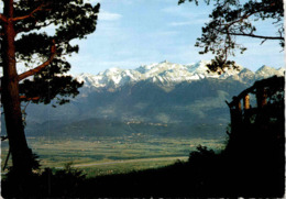 St. Anton - Oberegg, Schweiz - Blick Ins Rheintal Mit Scesaplana (142) * 9. 7. 1966 - Oberegg