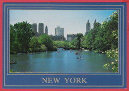 NEW YORK CITY - PEACEFUL LAKE CENTRAL PARK * SUP** 2 SCANS - Central Park