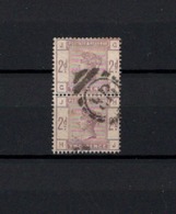 PAIRE DE TIMBRES N° 78 GRANDE-BRETAGNE OBLITERES   DE 1883          Cote: 150 € - Used Stamps