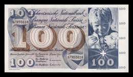 Suiza Switzerland 100 Francs 1970 Pick 49l (1) SC- AUNC - Suiza