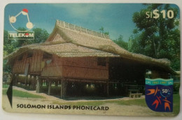 Solomon Islands 04SIC  $10  "Sigana Village, Isabel Province " - Isole Salomon
