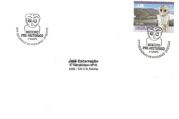 TIMBRES - STAMPS - MARCOPHILIE- LETTRE - PORTUGAL -TIMBRE ET OBLITERATION MONUMENT PRÉHISTORIQUE - REGUENGOS DE MONSARAZ - Brieven En Documenten