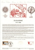 DOCUMENT FDC 1988 DUQUESNE - Documents Of Postal Services