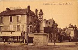 78-MANTES- STATUE DE LA REPUBLIQUE - Mantes La Jolie