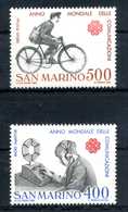 1983 SAN MARINO SET MNH ** 1121/1122 Anno Mondiale Delle Comunicazioni - Nuevos