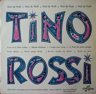 TINO ROSSI - 25 Cm - 33T - Disque Vinyle - Nuit De Noël - FJ 502 - Chants De Noel