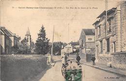 78-SAINT-REMY-LES-CHEVREUSES-LA RUE DE LA GARE ET LA POSTE - St.-Rémy-lès-Chevreuse