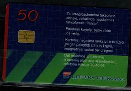 LITHUANIA  2000 PHONECARD 50 UNITS USED VF!! - Litauen