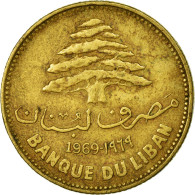 Monnaie, Lebanon, 25 Piastres, 1969, TTB, Nickel-brass, KM:27.1 - Liban