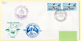 Polaire. Equipe Hollandaise Seabird Program, Epos 2 + Signature. Cachet Polarstern Antarktis VII 1988/89. - Onderzoeksprogramma's